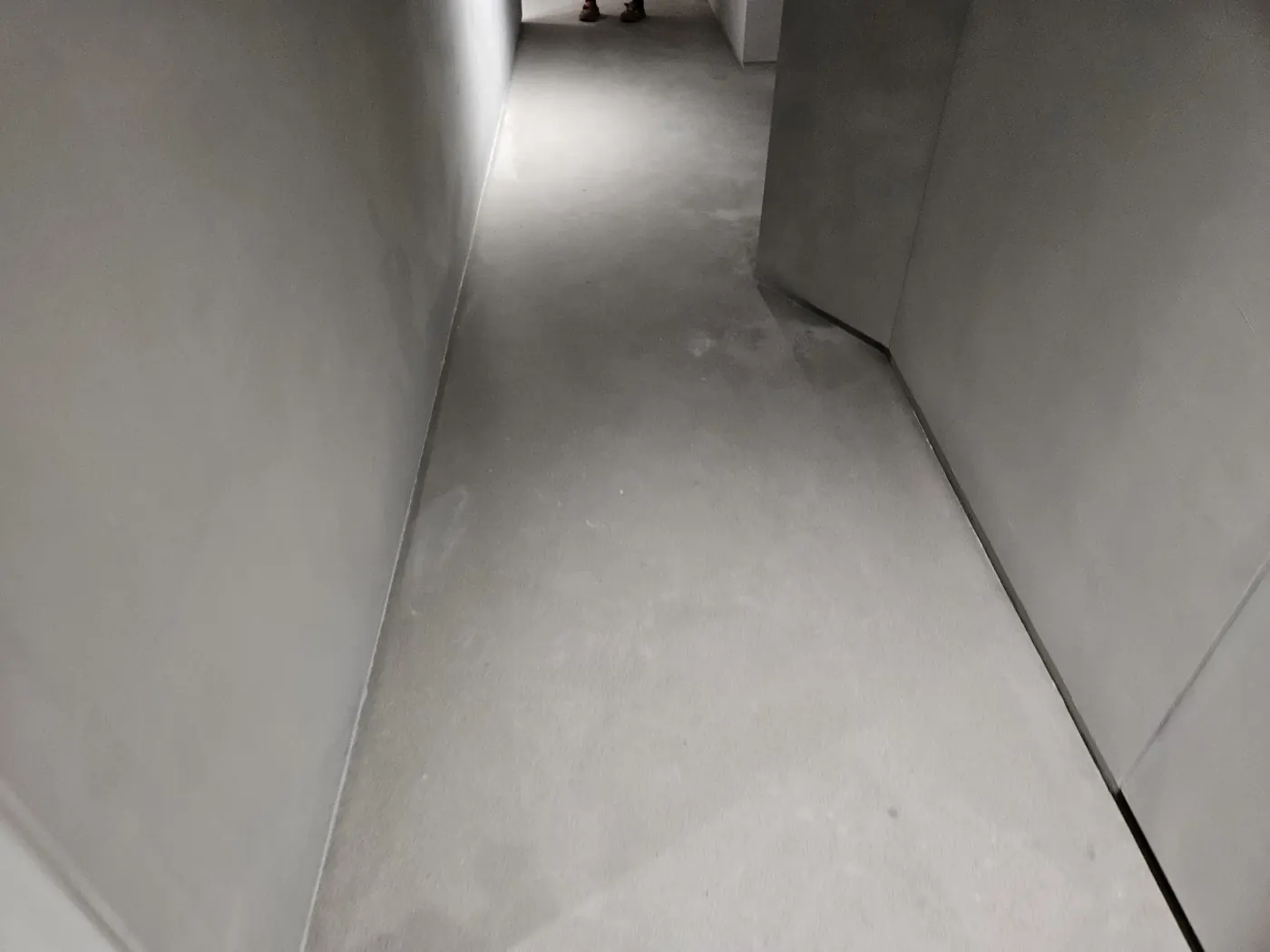 바닥 마감 상태 — 인창동 카페청소 현장