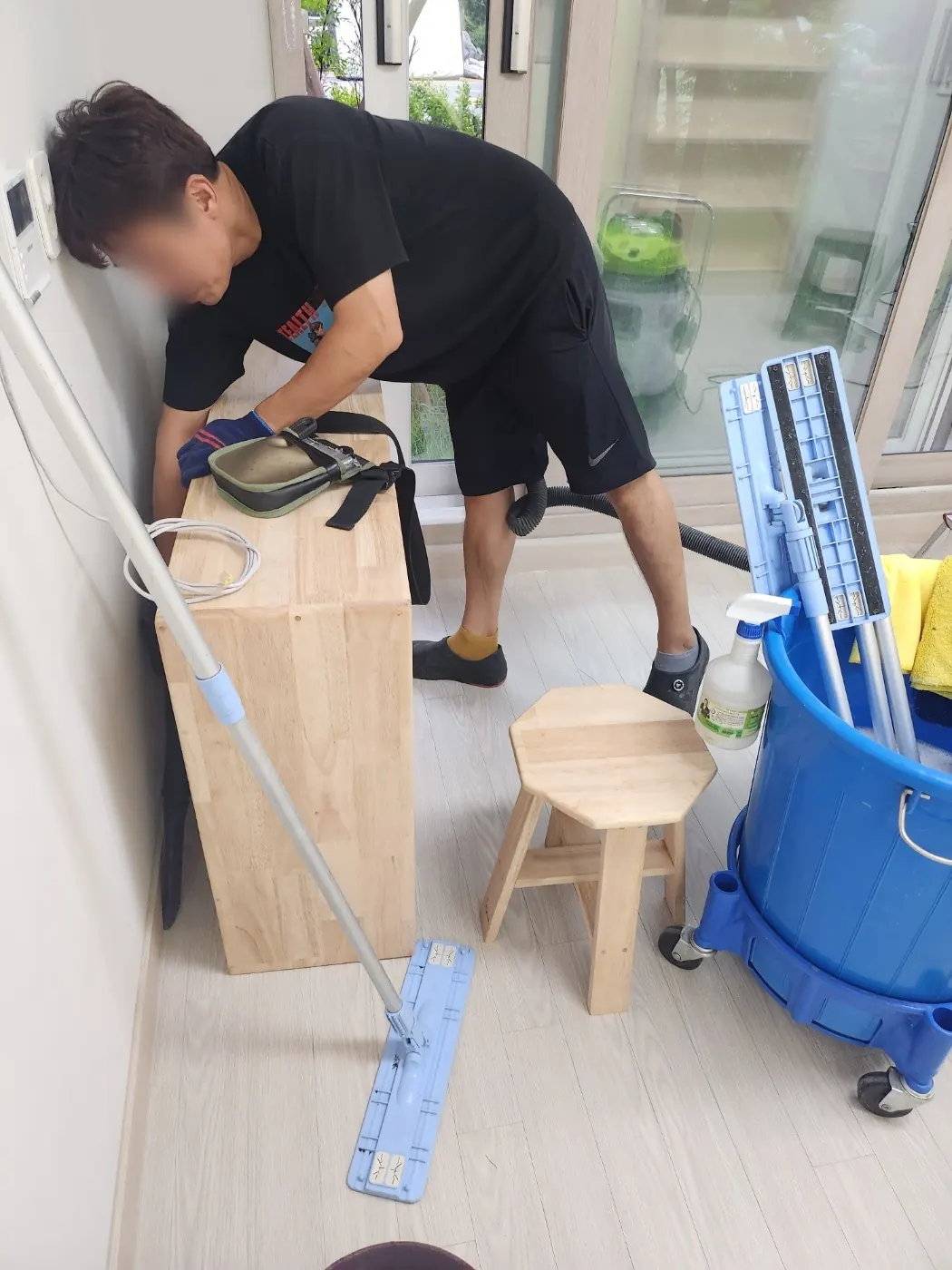 세정 진행 — 설운동 어린이집청소 현장