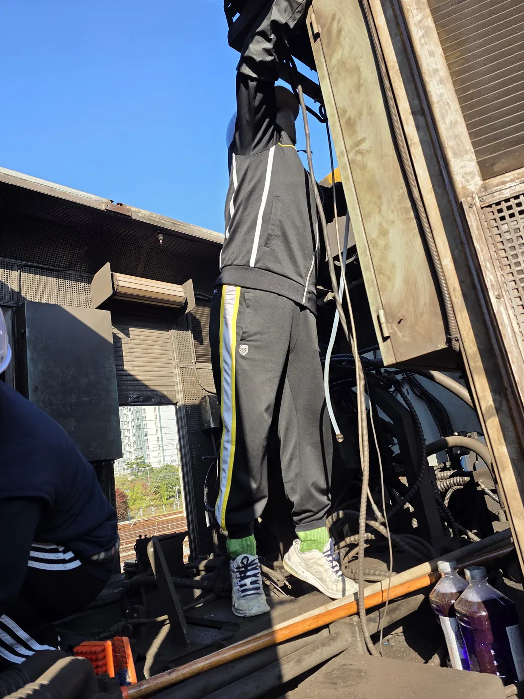 보호구 착용 작업 — 가평군 화재청소 현장