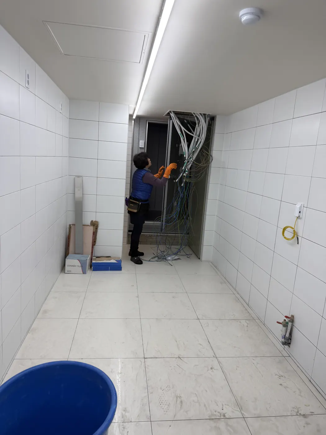 세정 진행 — 포천시 식당청소 현장