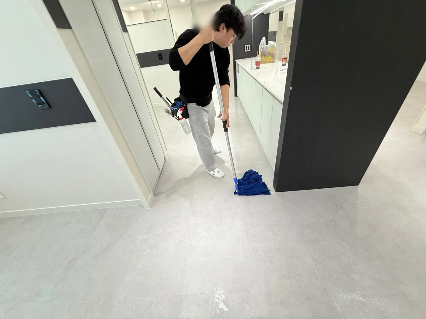 작업 진행 — 고양 덕양구 상가청소 현장