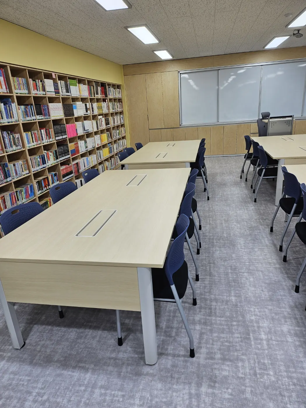 도서관 정리 — 연천군 학교청소 현장